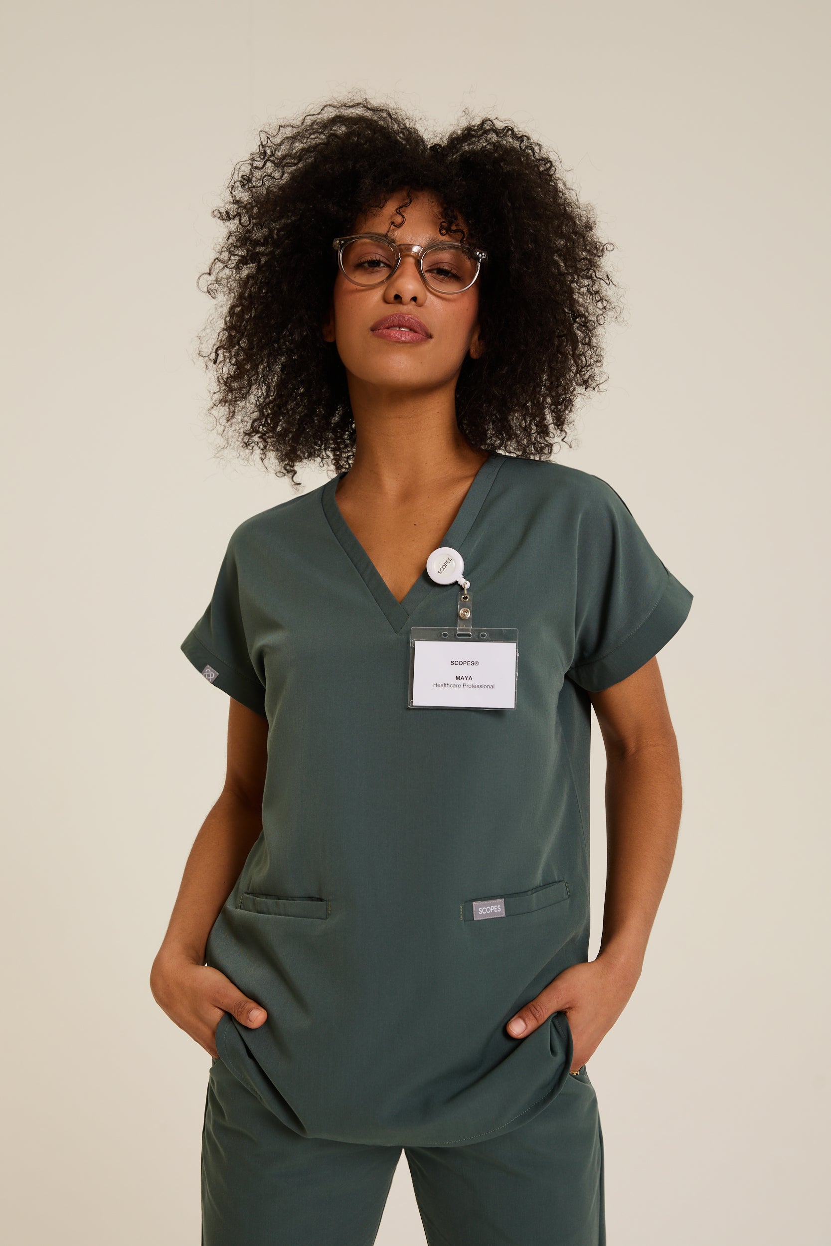 Medical scrub top for healthcare professionals
Scrub top worn by doctors and nurses
Medical scrub top for hospital and clinic use