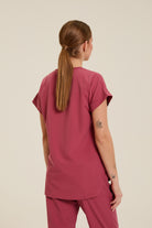 Coral top with relaxed fit
Coral short-sleeve top