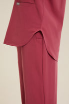 Coral flared leg pants 
Flare pants with fitted waist