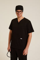 Black medical surgical cap for doctors and nurses
Black surgical scrub cap for hospital use
Black medical cap for operating room and clinical settings