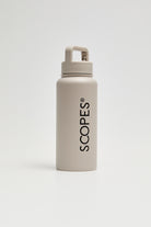 Double-walled stainless steel water bottle 0.95L by SCOPES, insulated, reusable, leak-resistant bottle for hot and cold drinks