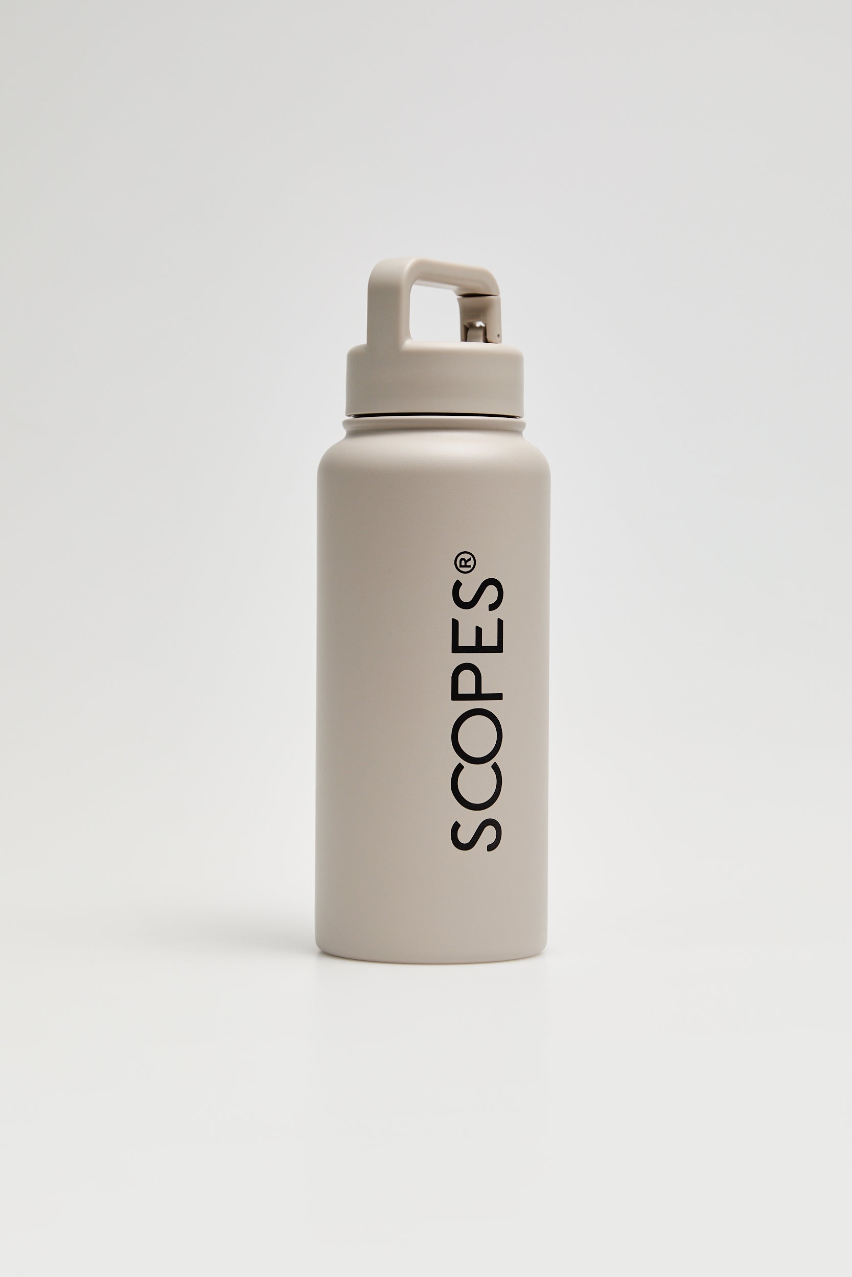 Double-walled stainless steel water bottle 0.95L by SCOPES, insulated, reusable, leak-resistant bottle for hot and cold drinks